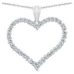 Ciondolo con topazio blu da 2.08 carati in argento sterling