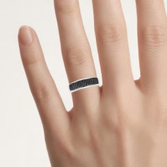 Black Diamond Ring 0.28 Carats Sterling Silver