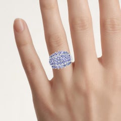 Anello con tanzanite da 2.26 carati in argento sterling