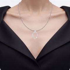 Diamond Heart Pendant 0.12 Carats Sterling Silver