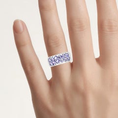 Tanzanite Ring 2.02 Carats Sterling Silver