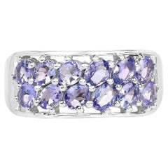 Tanzanite Ring 2.02 Carats Sterling Silver