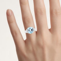 Multicolor Topaz Ring 4.24 Carats Sterling Silver