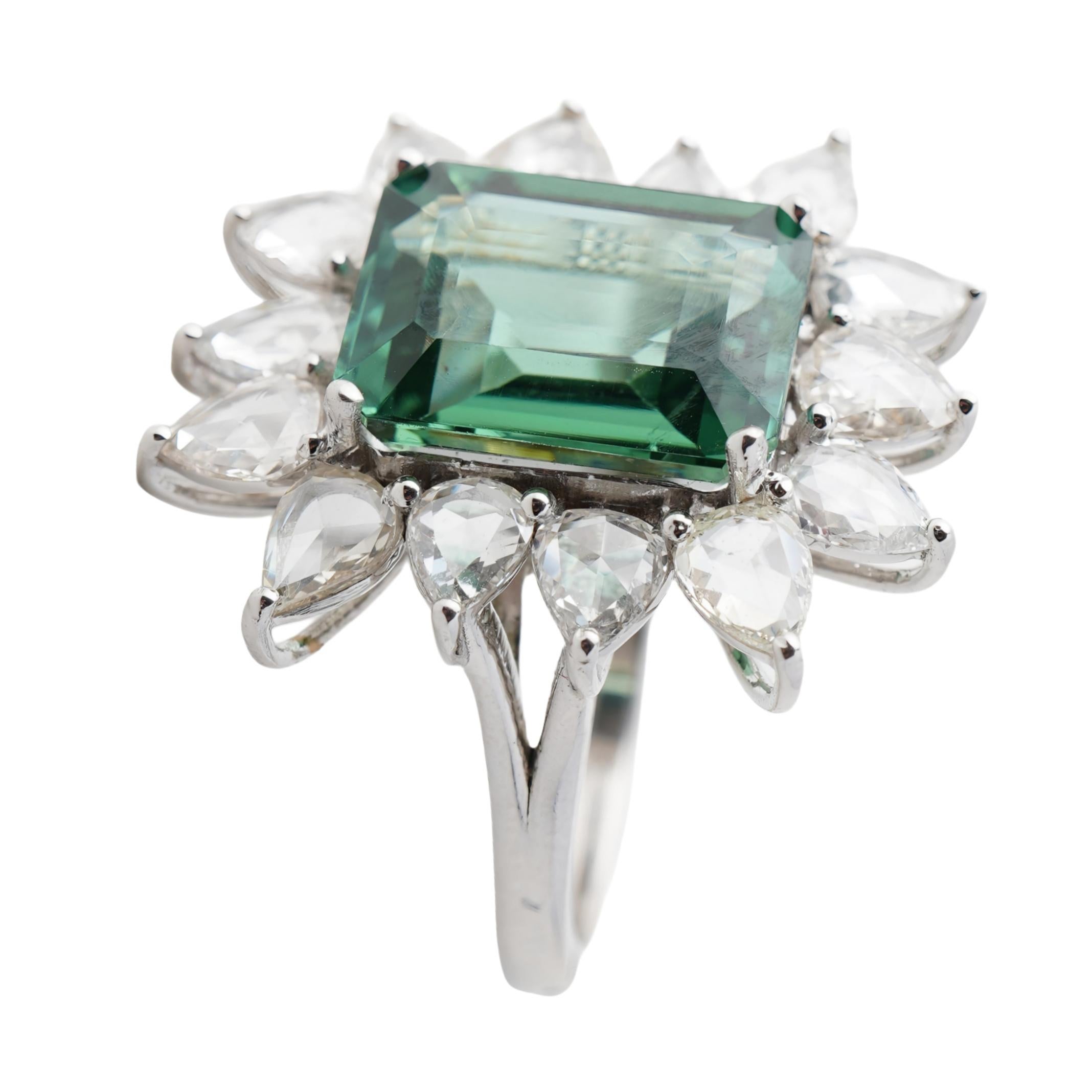 GW=6.080gm
NW=4.636gm
diamant= 1,70cts
Tourmaline verte = 5,52cts
Suivez-nous sur Instagram (divinejewellerylounge)
CODE= Z