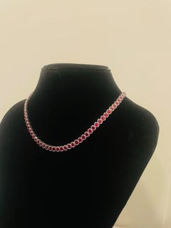 Natural 18K Gold Necklace with 40.08ct Ruby, New Design