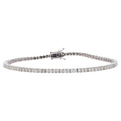 New 3.70ct Diamond Tennis Bracelet in 18k Gold