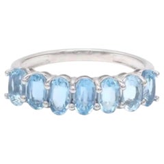 Natural Aquamarine Halo Ring in 14K Yellow Gold, 1.89ct, India