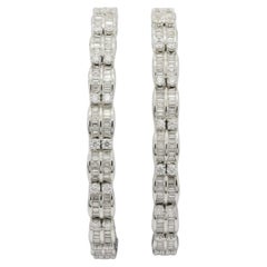 Elegante bracciale rigido in oro 14K con diamanti da 10,86 carati, nuovo design