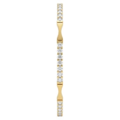 Elegant 18K Gold Diamond 3.43CTS Bangle, New Design