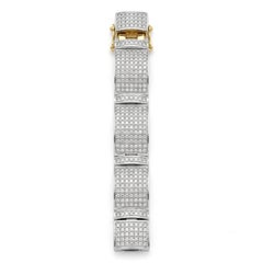 Elegant 18K Gold Diamond 7.34cts Bracelet, New Design