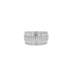 Stunning 18k White Gold Halo Diamond Ring, 1.20ct Gemstone, New