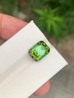 Gema suelta de turmalina natural de 6,10 quilates, talla cojín