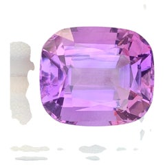 34.85 Carats Natural Loose Lavender Amethyst Gemstone Cushion Cut