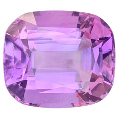 34.85 Carats Natural Loose Lavender Amethyst Gemstone Cushion Cut