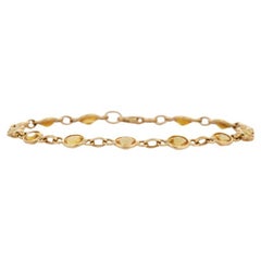 Tangled Yellow Sapphire Bracelet in 18K Yellow Gold 