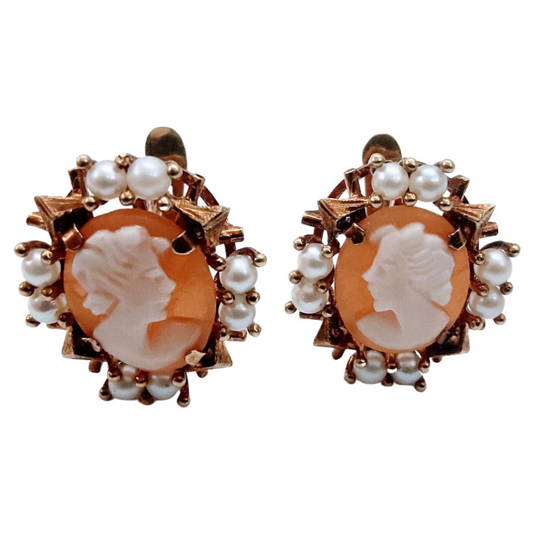 Camafeo Italian Jewelry 14K Gold with Pearls: Exquisite Timeless Beauty