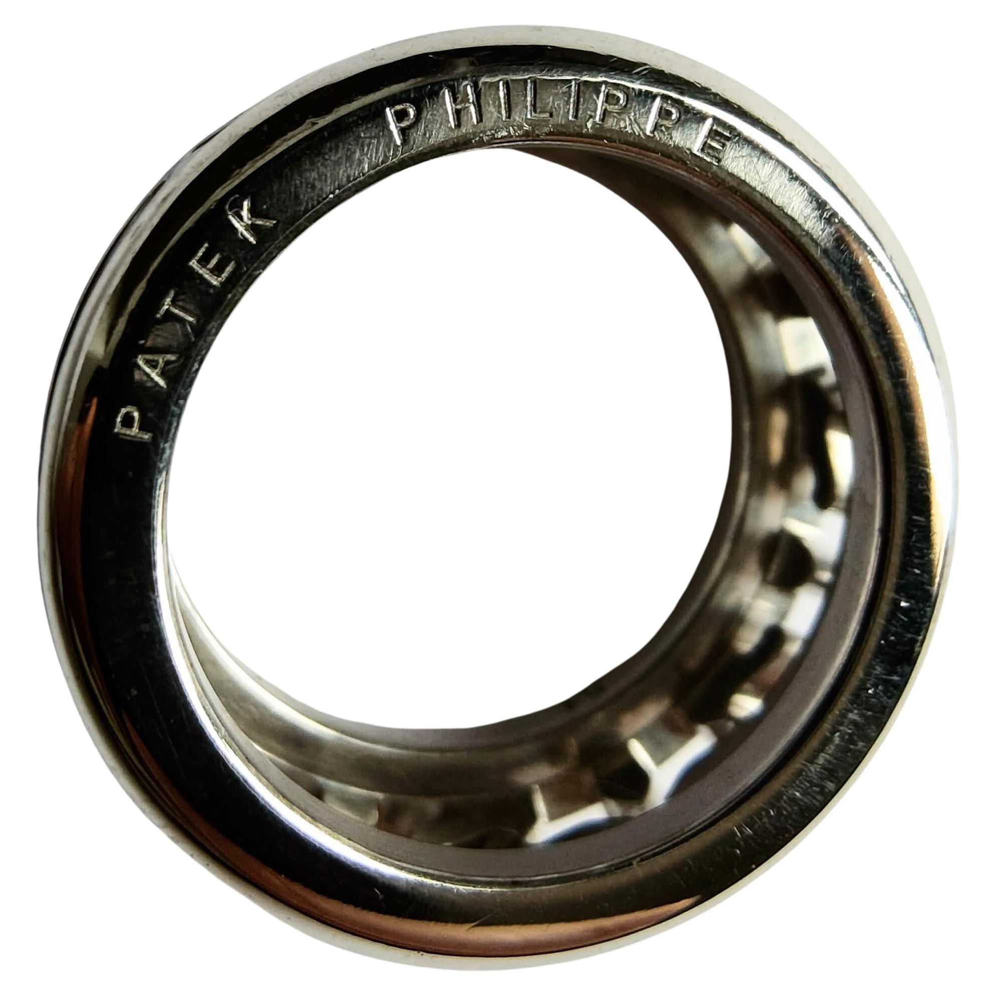 Patek Philippe Calatrava Ring White Gold 18 Karat and Diamond 1