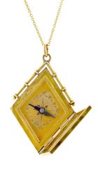 Antique Japanese Compass Locket, Circa 1890