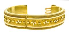 Victorian Etruscan Revival Bangle Bracelet