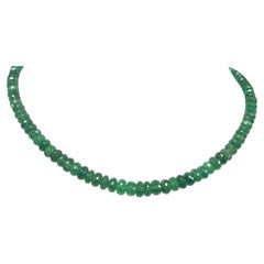 Collier Paradizia en tsavorite verte de 142 carats N3747