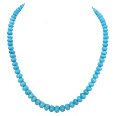 135 Carats Sleeping Beauty Turquoise Paradizia Necklace