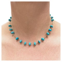 Sleeping Beauty Turquoise Paradizia Necklacde