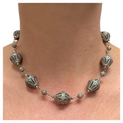 Pave Diamond Lattice Paradizia Necklace