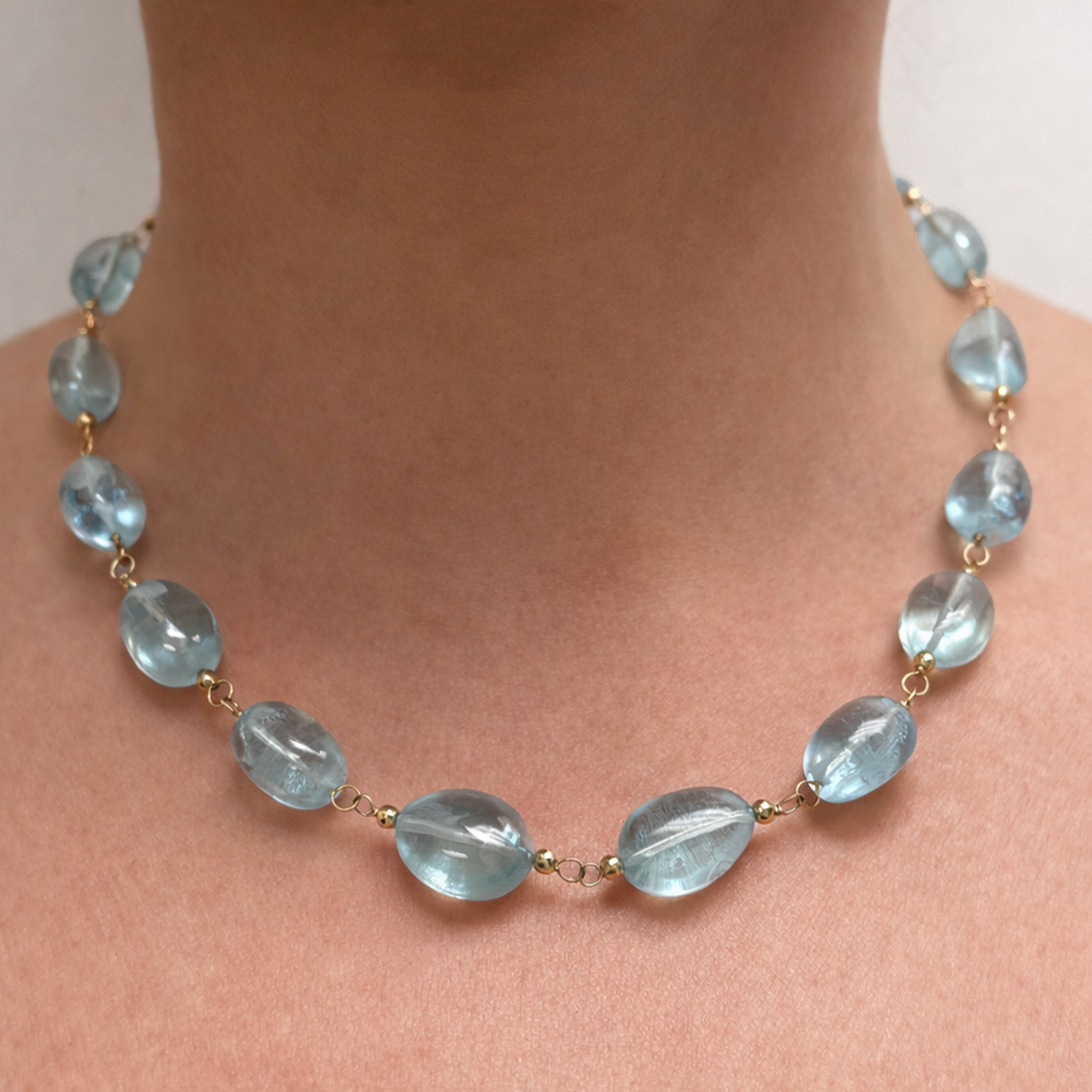 Collana Paradizia 210 Carati Acquamarina N3940