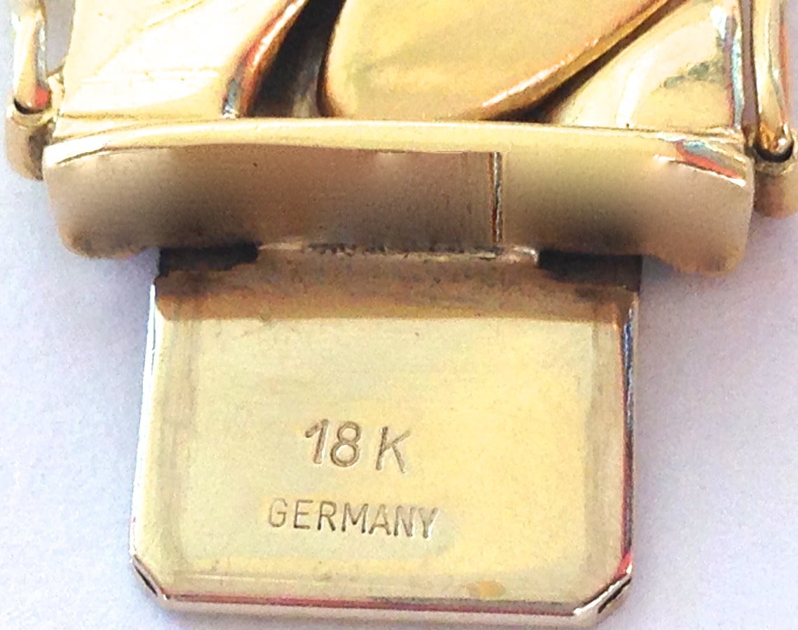 1970s Cartier Gold Curb Link Bracelet 1
