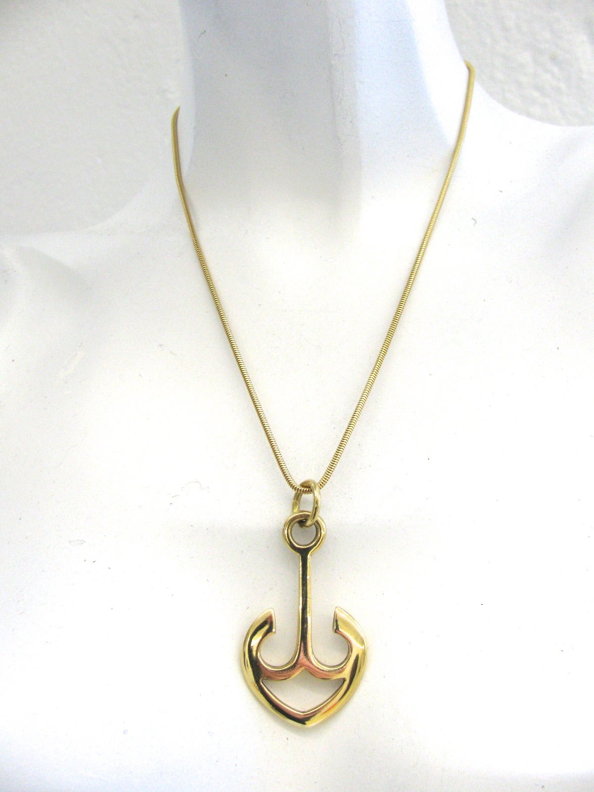 A Charming Anchor Pendant by Chaumet. The 2 1/8