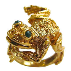Kurt Wayne An Impressive Emerald Gold Prince Charming Ring