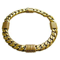 Vintage Bulgari Two-Tone Gold Link Bracelet c1970
