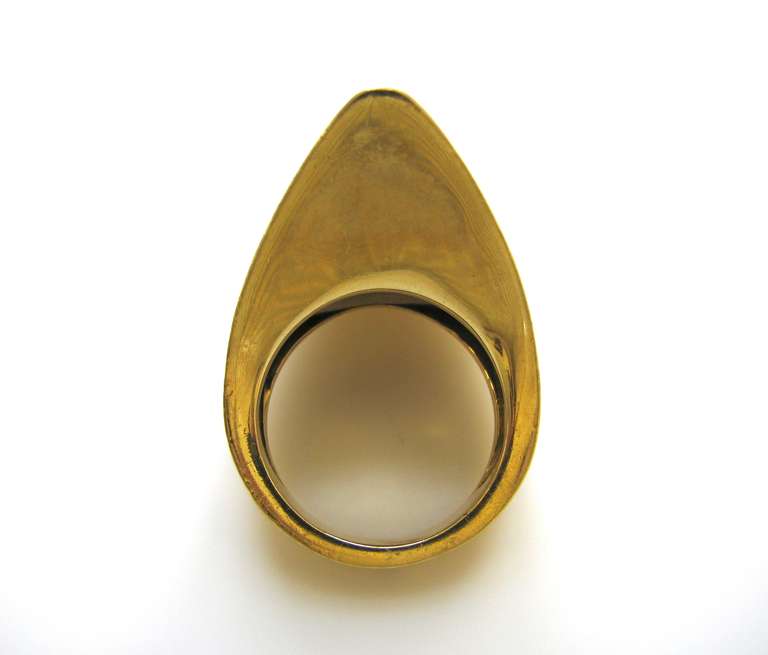 Kutchinsky, A Gold and Tigers Eye Ring c1970 4