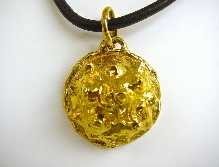 A Jean Mahie Gold Pendant