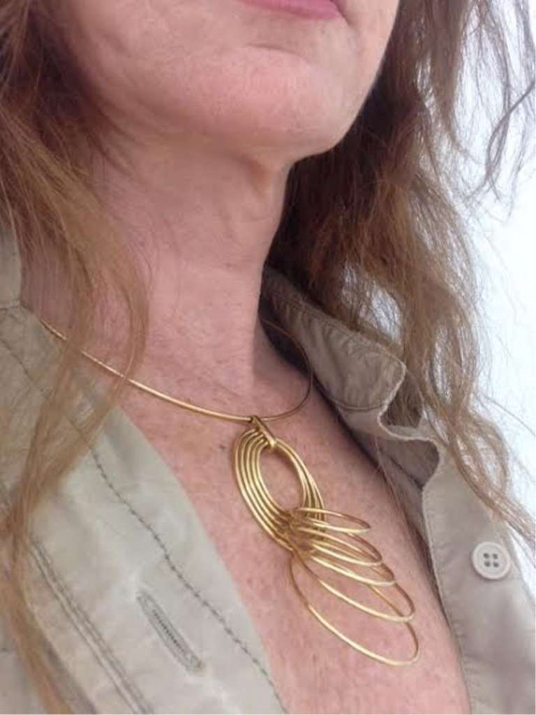 Yaacov Agam Gold Kinetic Necklace 1