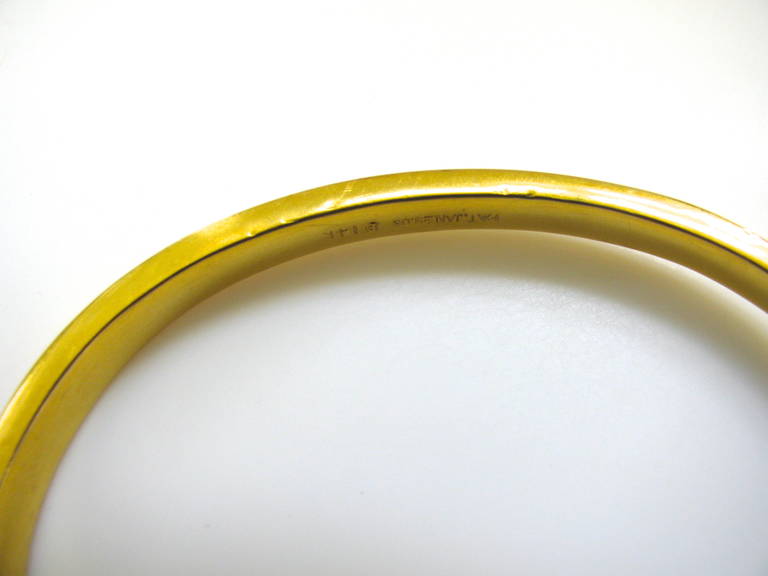 nail bangle gold