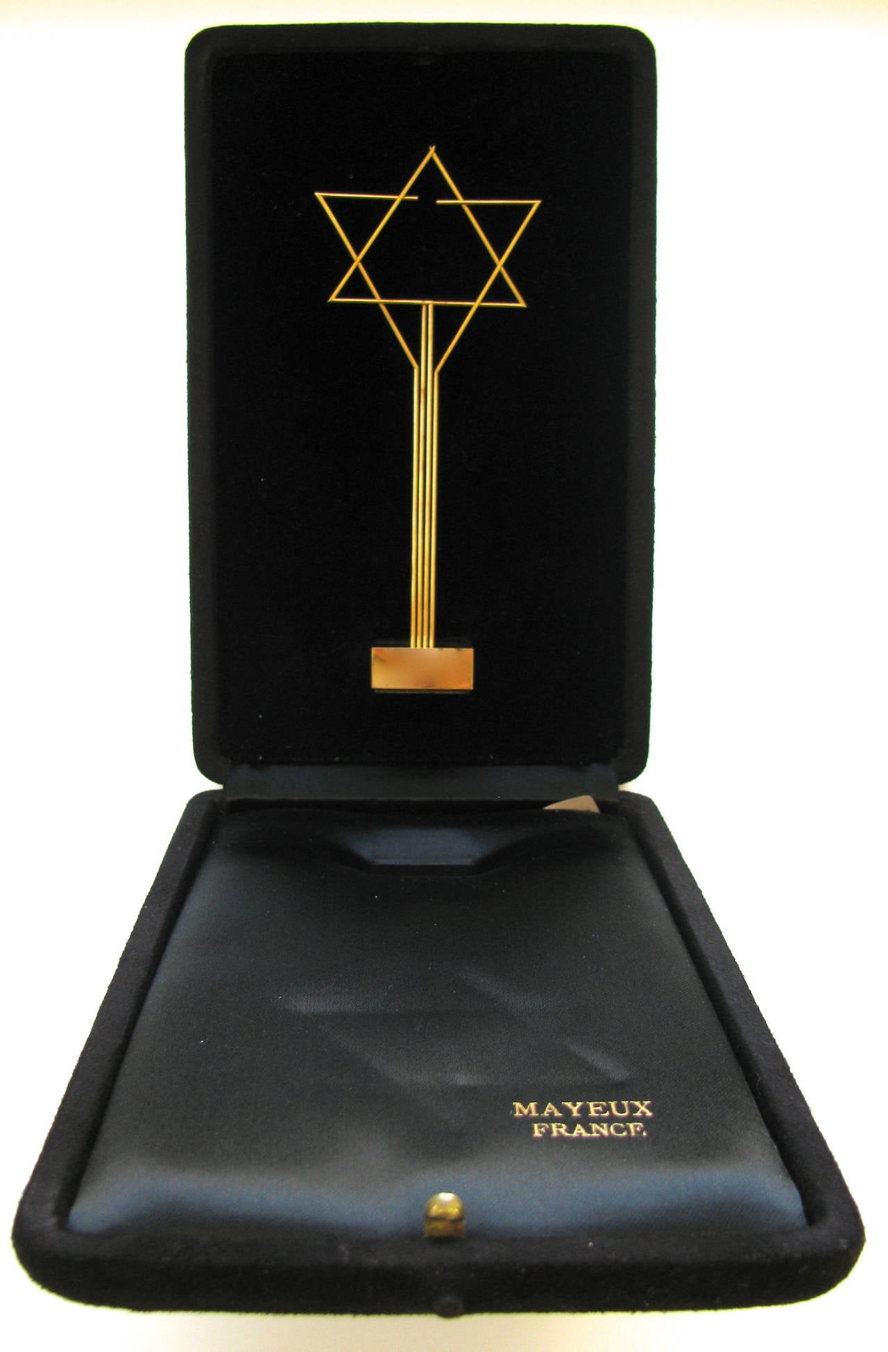 Yaakov Agam Gold Kinetic Star of David Sculpture 4