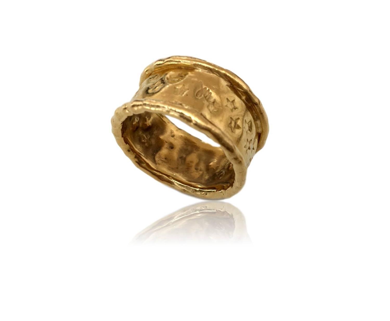 Jean Mahie Mens Gold Ring at 1stdibs