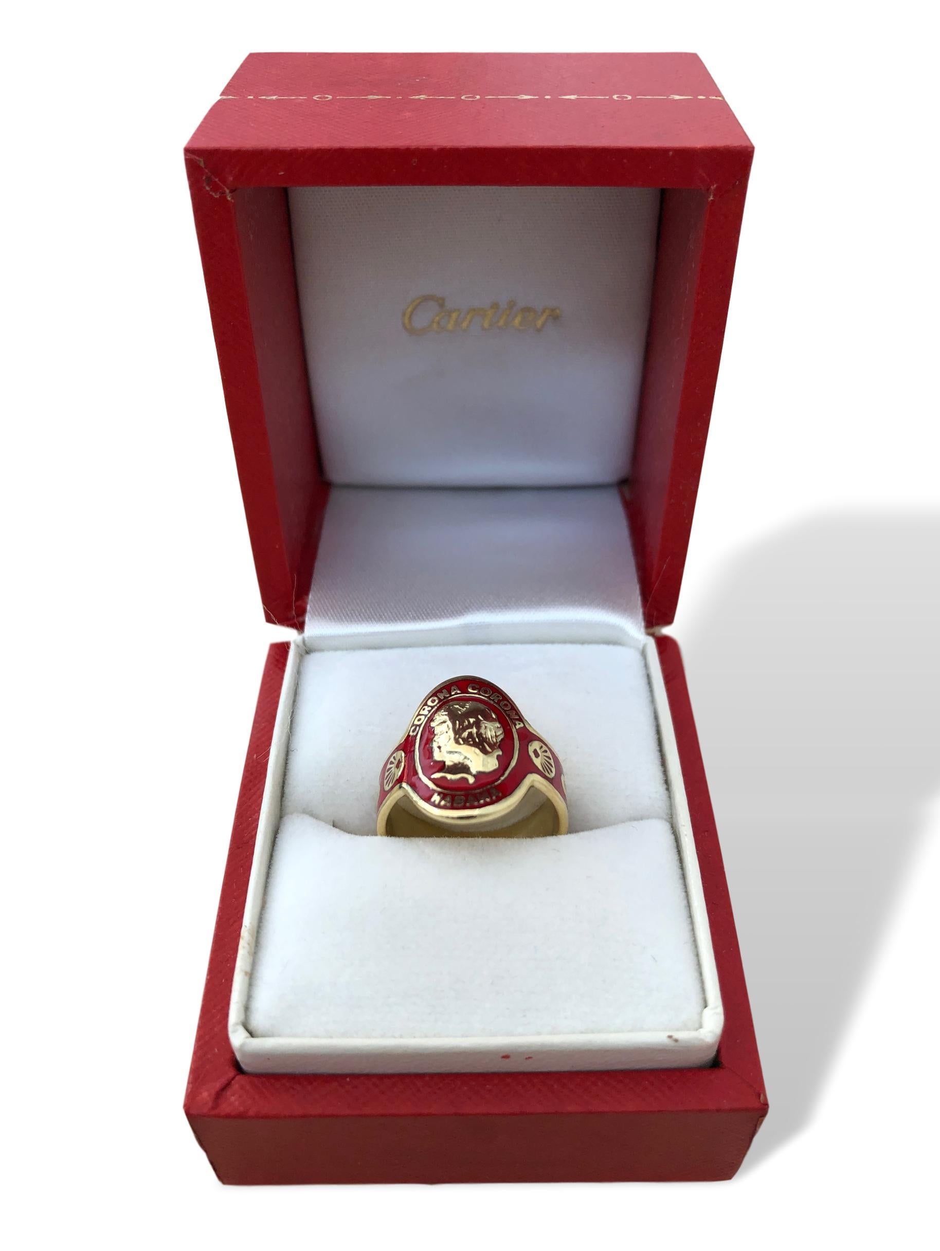 Vintage 1970s Cartier Cigar Band Ring 2