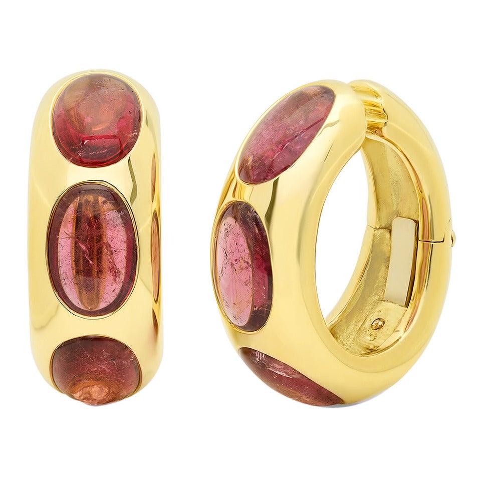 Pomellato Rubilite Gold earrings