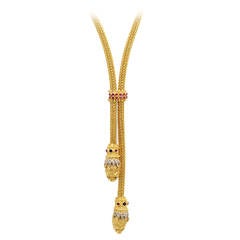 Ilias Lalaounis Classical Gold Braided Necklace