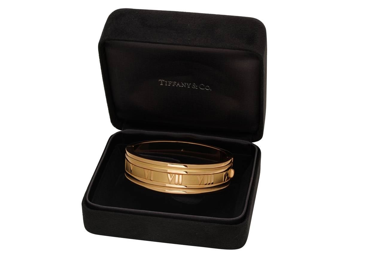 Contemporary Tiffany & Co. Wide Atlas Bangle Bracelet