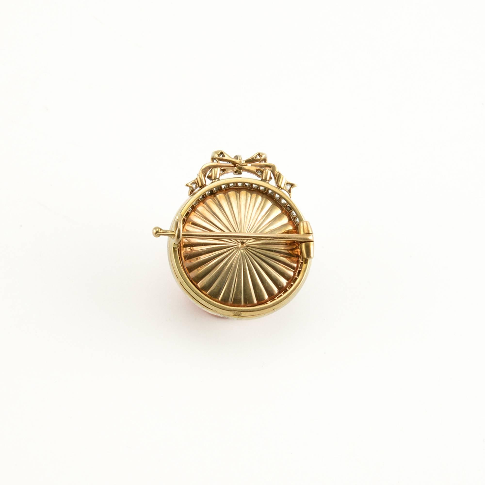 moonstone brooch