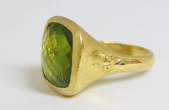 Dominique Cohen Peridot Gold Ring