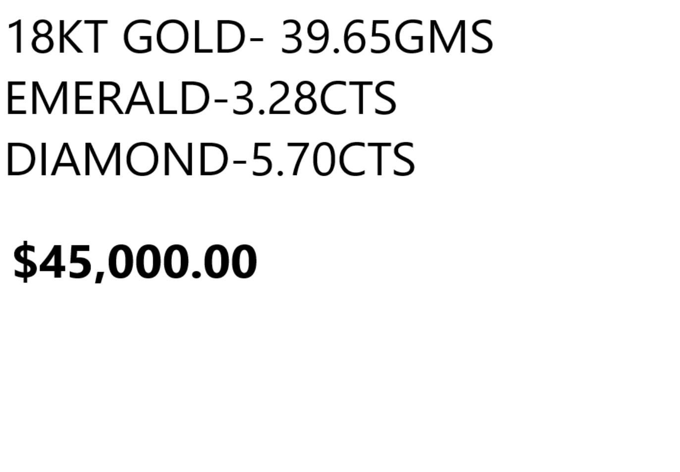 Women's or Men's NWT $45, 000 Important 18KT Gold Large Fancy Emerald Diamond Clover Necklace For Sale