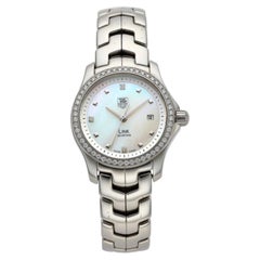 6.000 $ – Bedeutende Schweizer Tag-Heuer-Damenuhr mit Diamanten