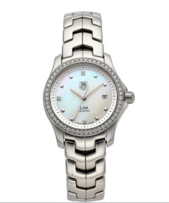 6.000 $ – Bedeutende Schweizer Tag-Heuer-Damenuhr mit Diamanten