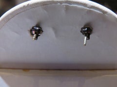 Rare Important Estate 18KT Gold Over Sterling Silver Druzy Pendant Earring Set