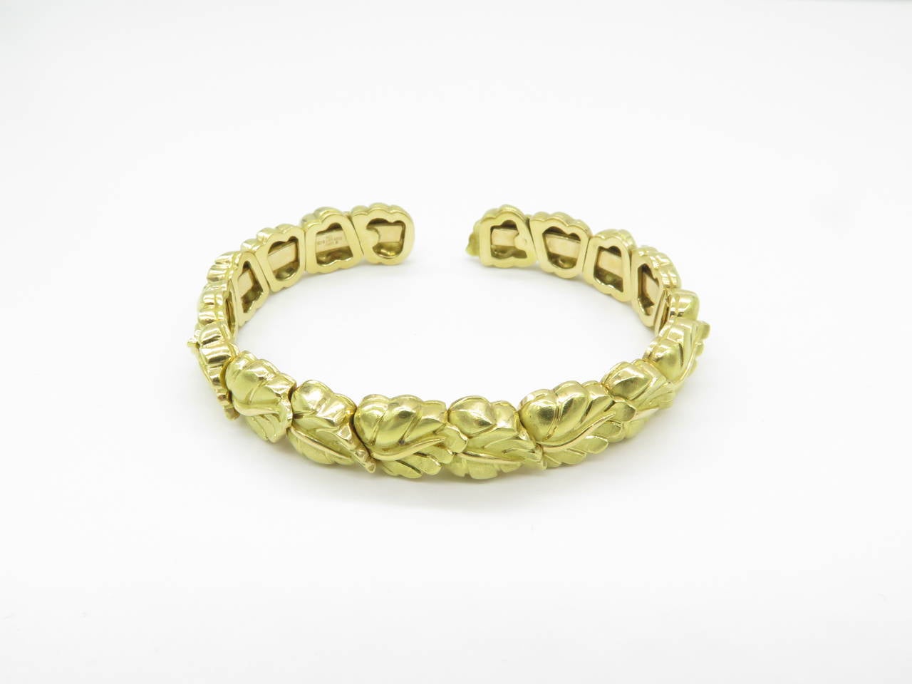 Women's Tiffany & Co. Gold Cuff Bangle Bracelet For Sale