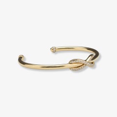 Tiffany & Co. Infinity Diamond Bangle in 18K Yellow Gold